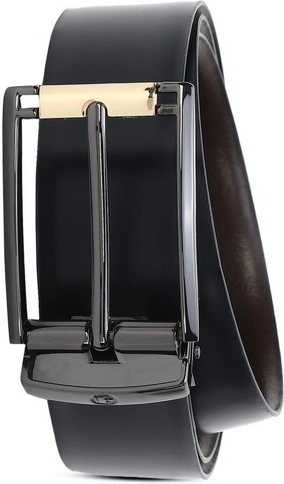 LOUIS PHILIPPE Men Formal Multicolor Genuine Leather Reversible Belt