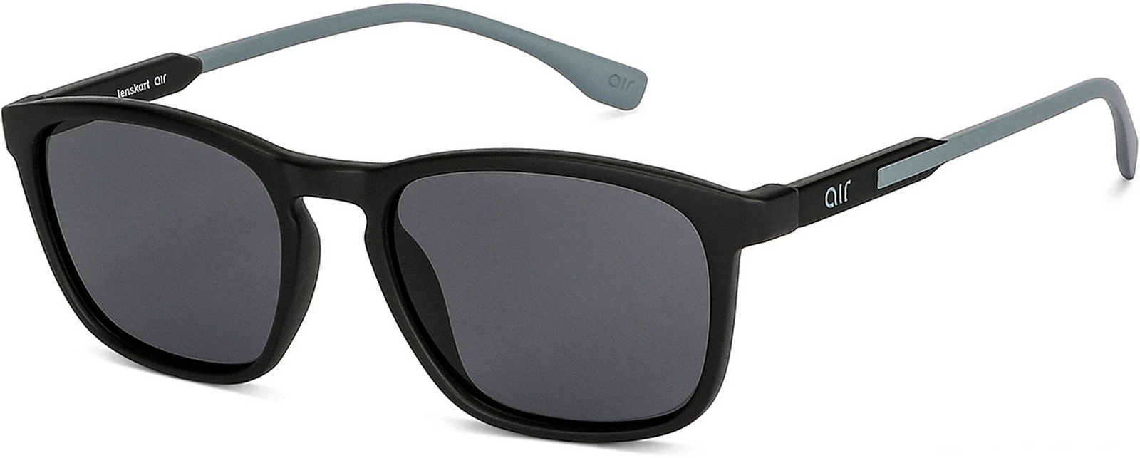 VINCENT CHASE by Lenskart Polarized, UV Protection Wayfarer Sunglasses (53) (For Men & Women, Black)