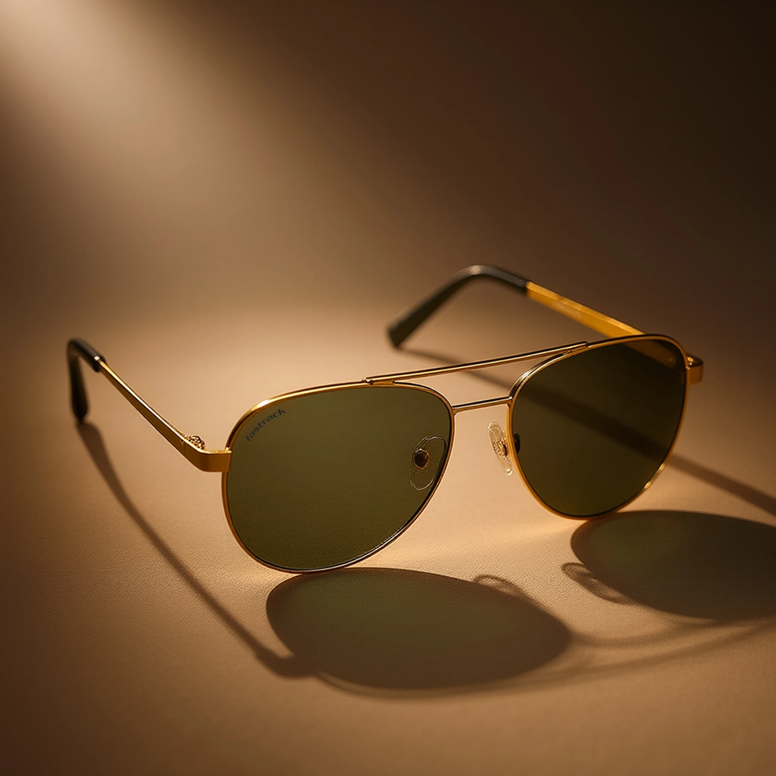 Fastrack UV Protection Aviator Sunglasses (58) (For Men & Women, Green)