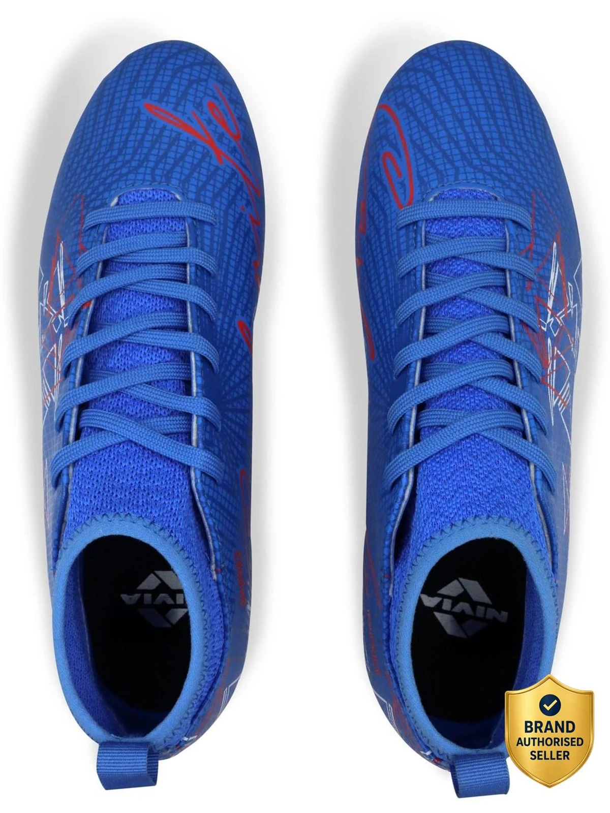NIVIA Pro Carbonite 7.0 Football Shoes For Men (Blue , 9)