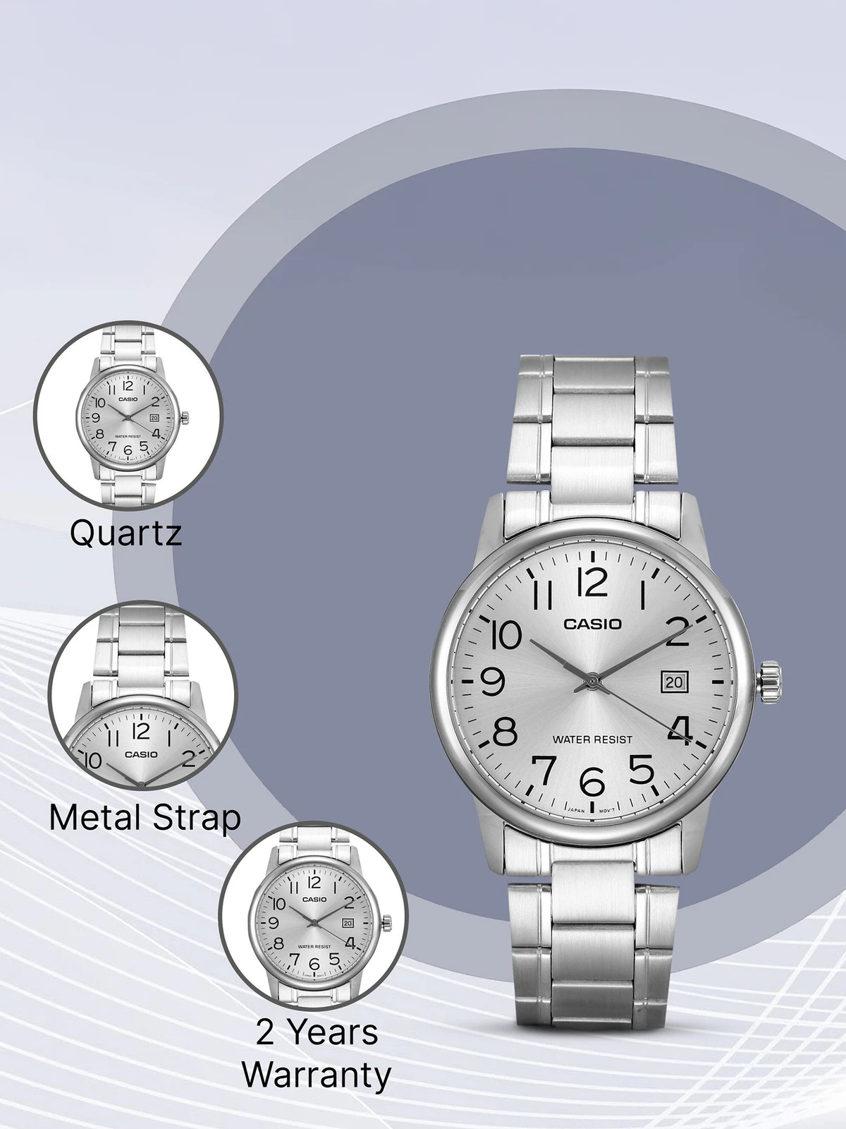 CASIO MTP-V002 Analog Watch  - For Men A1669
