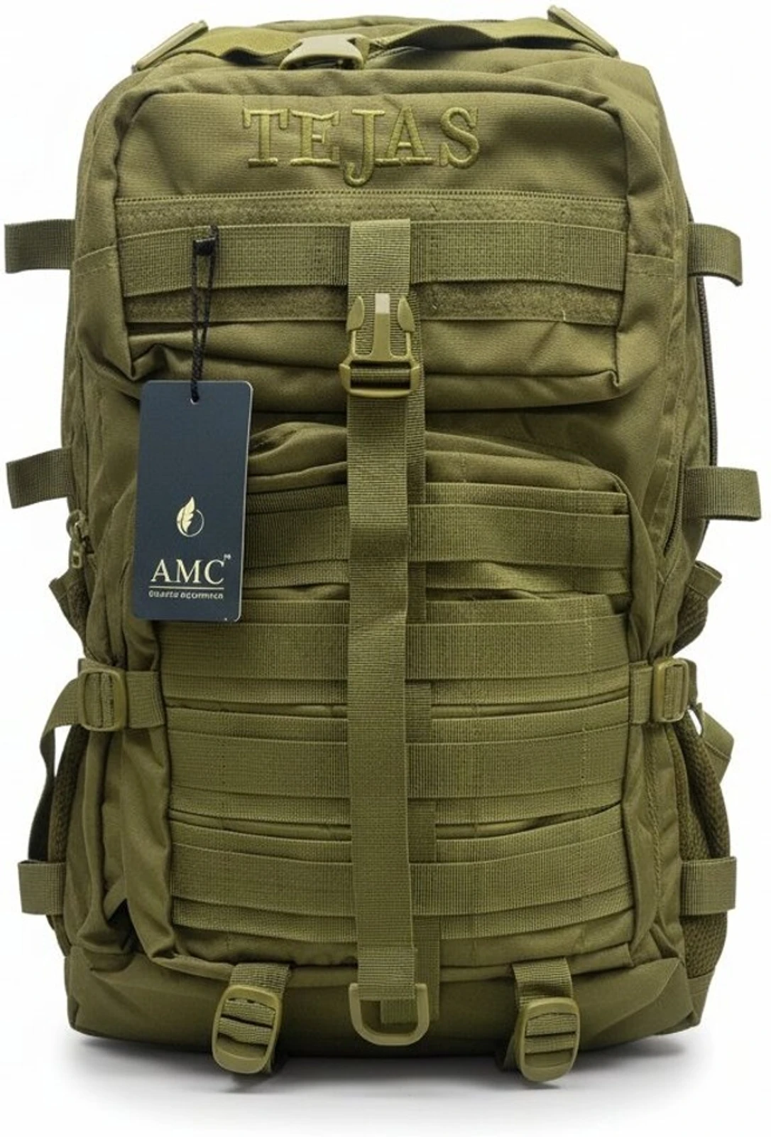 AMC Large 60 L Backpack Army Tactical Backpack Tejas (Green)