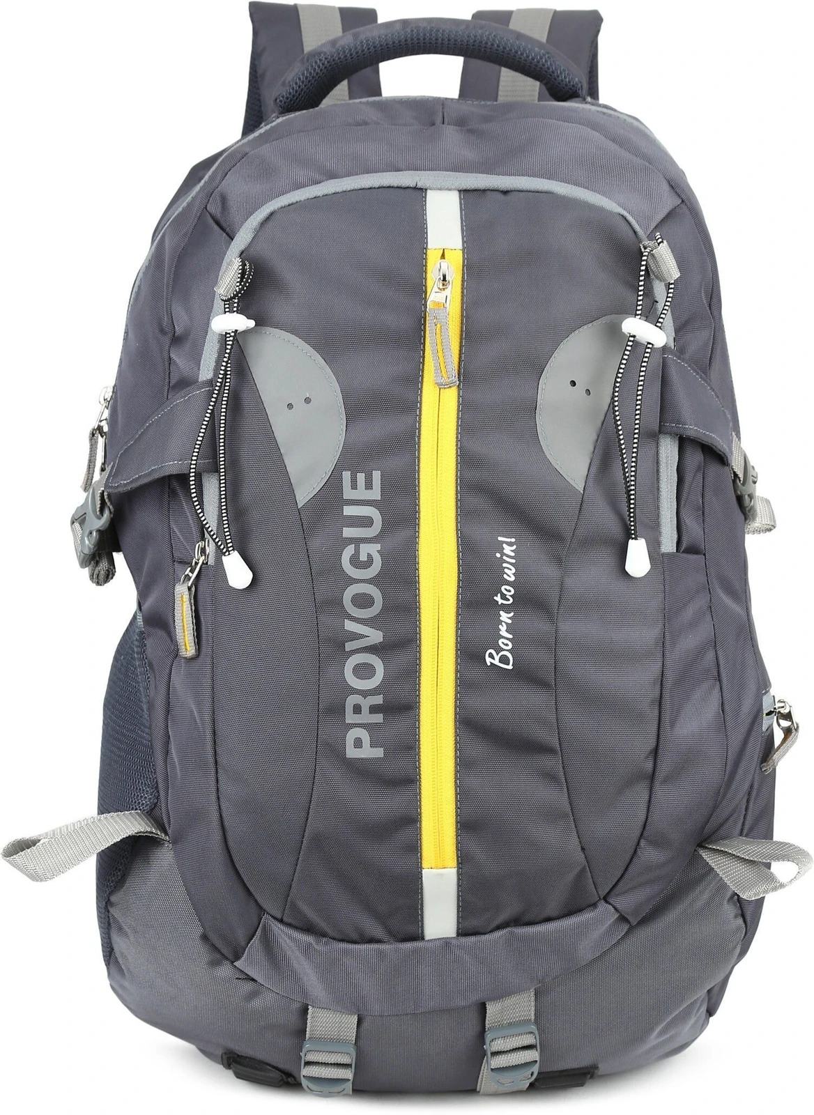 PROVOGUE 45.5 L Laptop Backpack Spacy unisex bag with rain cover Office/School/College/Business-45.5L-1900-G (Grey)