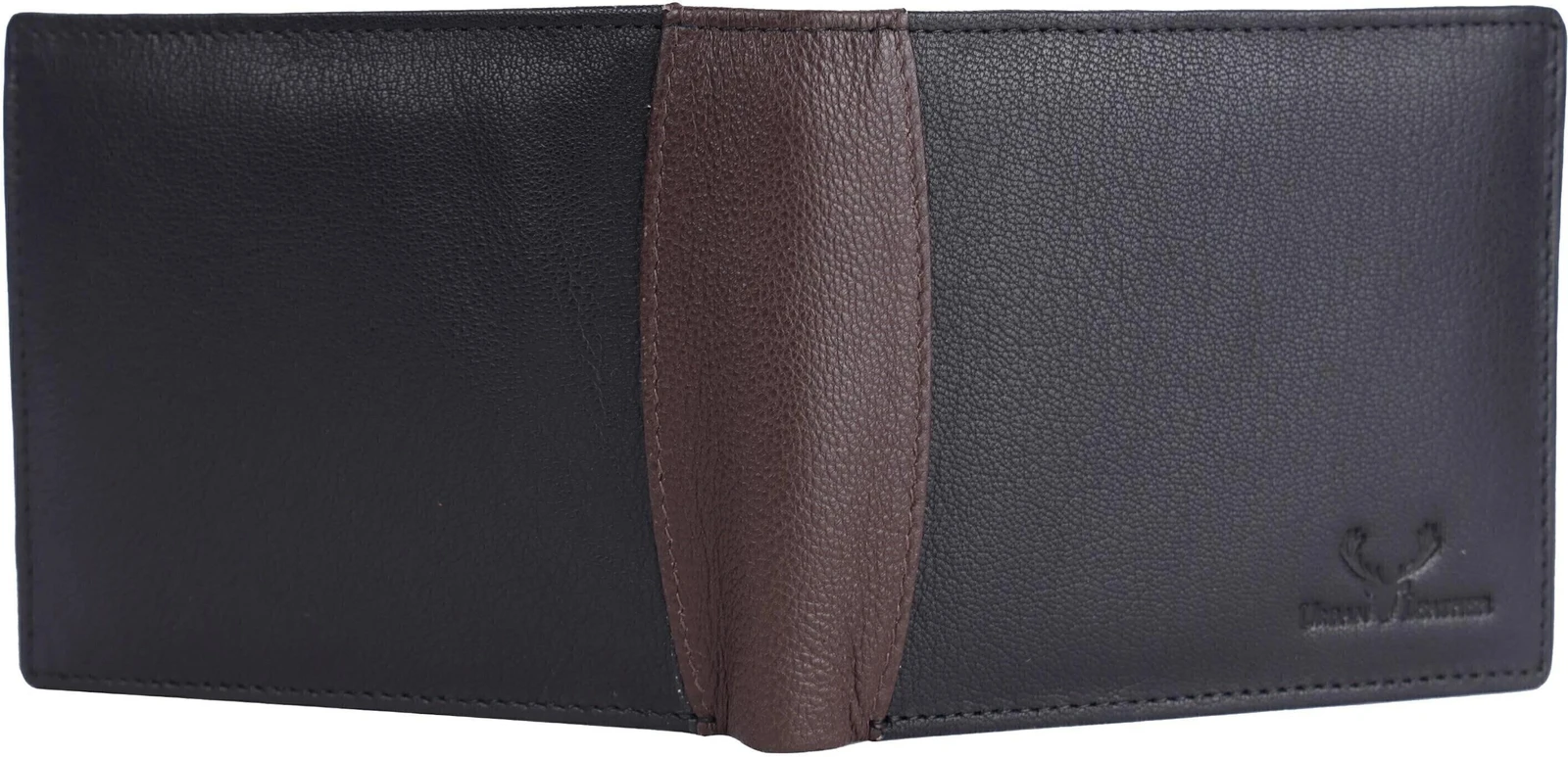 URBAN LEATHER Men Casual, Formal Black Genuine Leather RFID  Wallet - Regular Size (8 Card Slots)