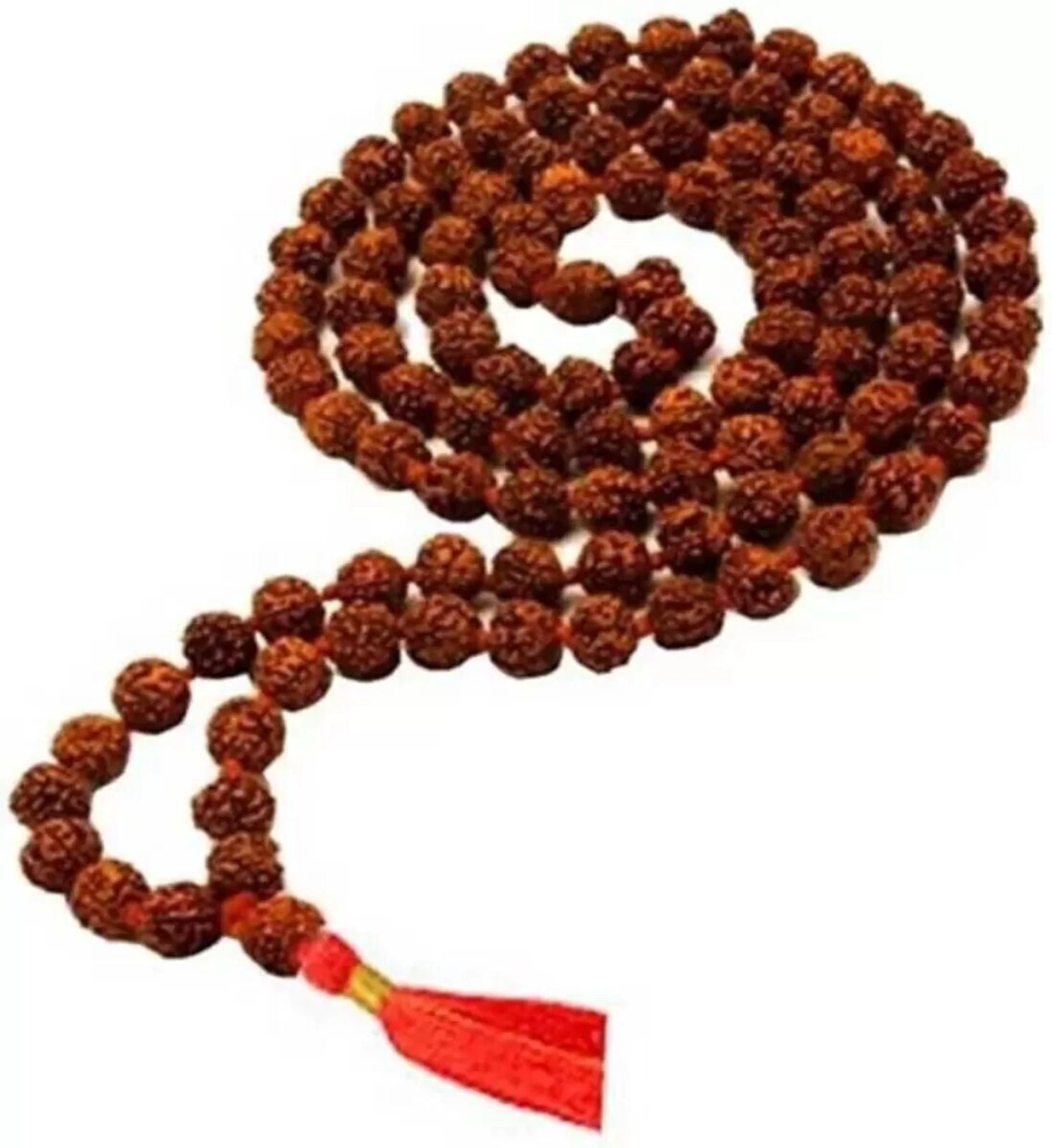 AOURISH mala 54 Beads Original 108 jaap Beads Rudraksha Chain
