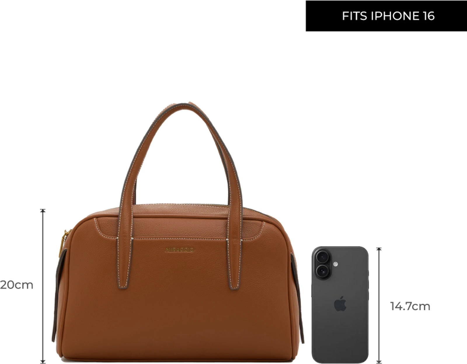 Miraggio Women Brown Satchel