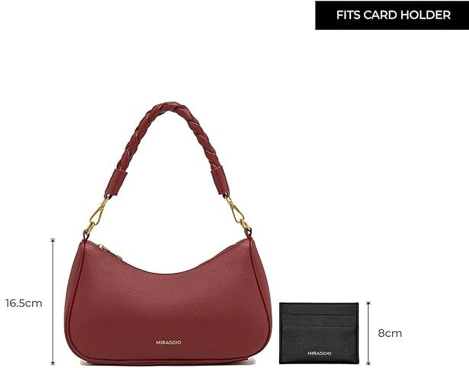 Miraggio Women Brown Shoulder Bag