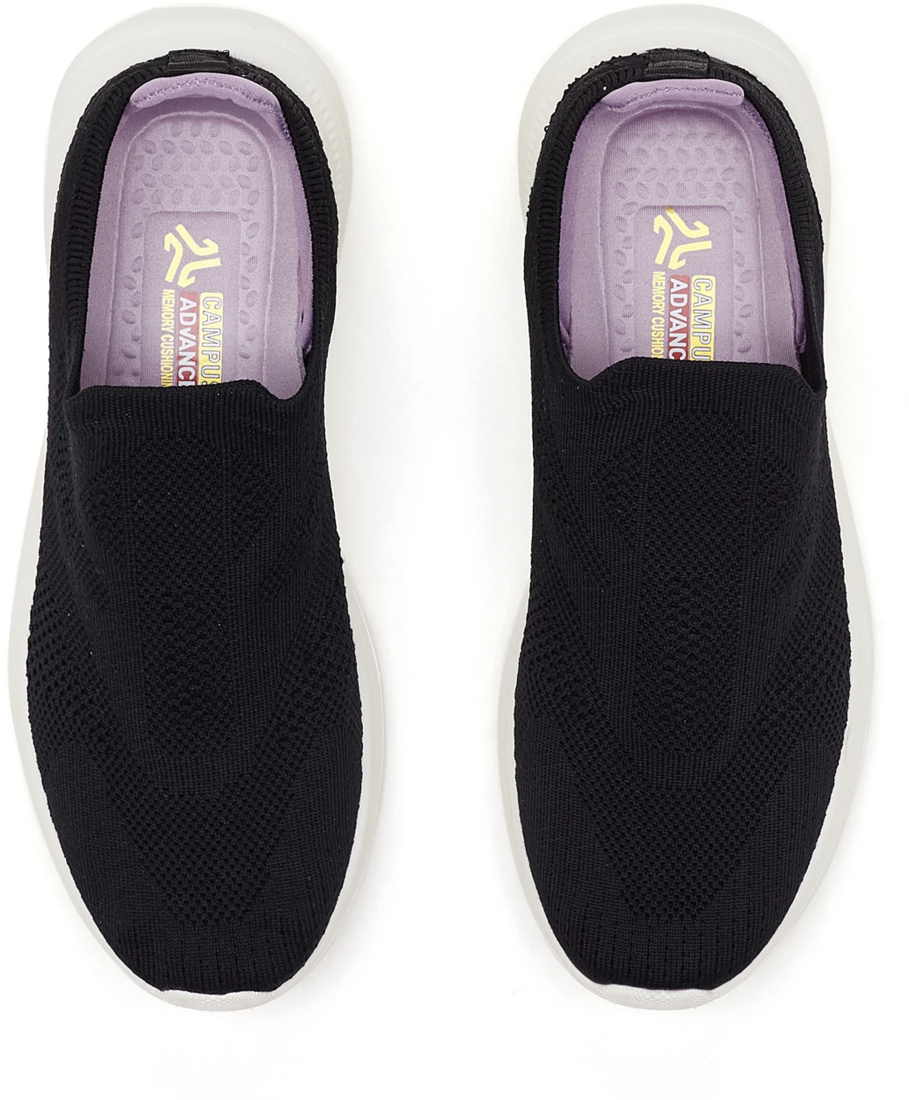 CAMPUS FABY Walking Shoes For Women (Black , 6)