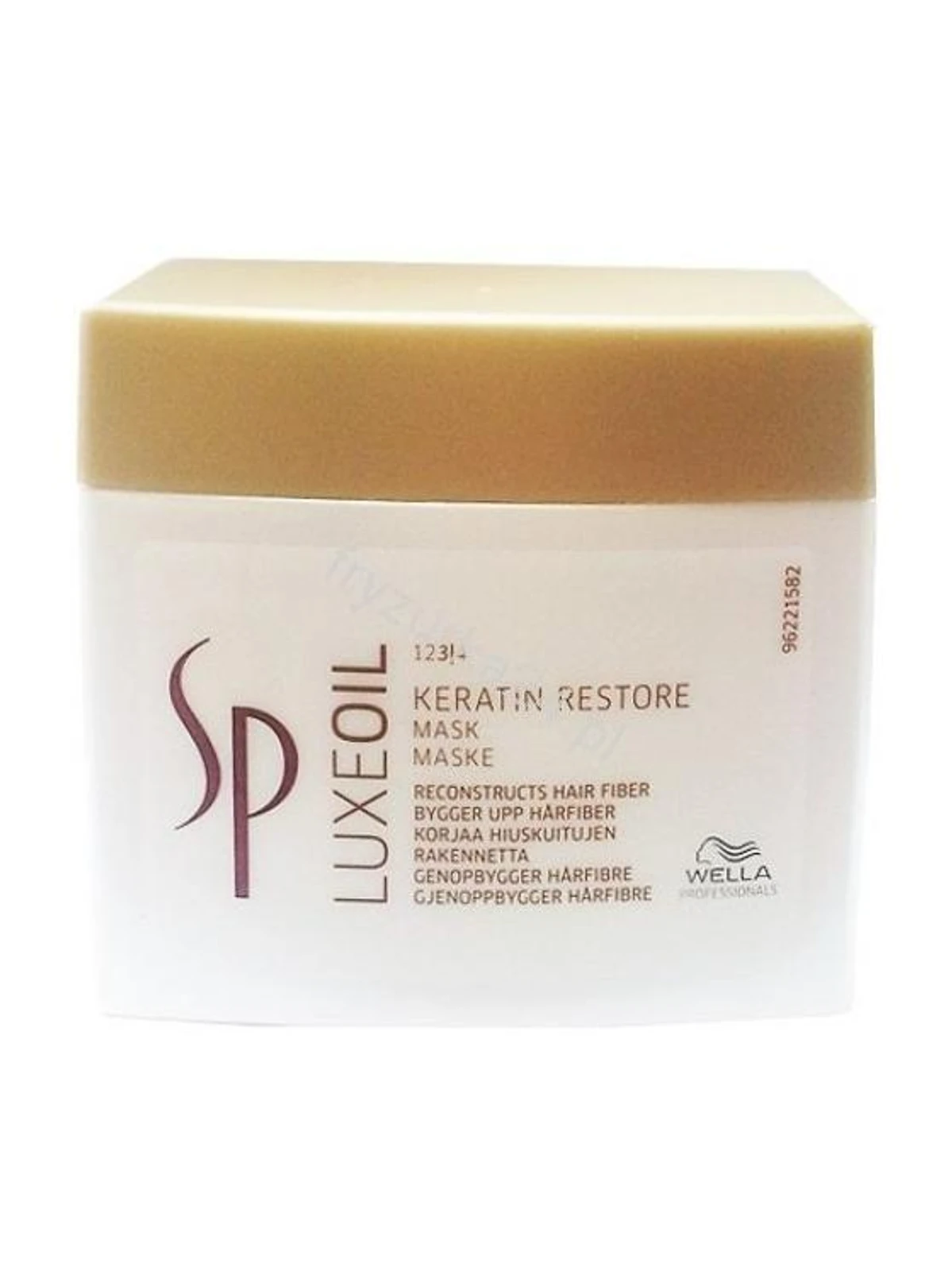Wella Professionals LuxeOil Keratin Restore Hair Mask for Deep Nourishment & Repair with Argan Oil (400 ml)