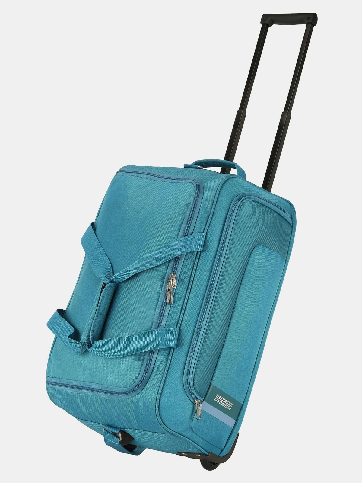 AMERICAN TOURISTER 78 L Strolley Duffel Bag - CAMP WHEEL 65cm - Blue - Large Capacity