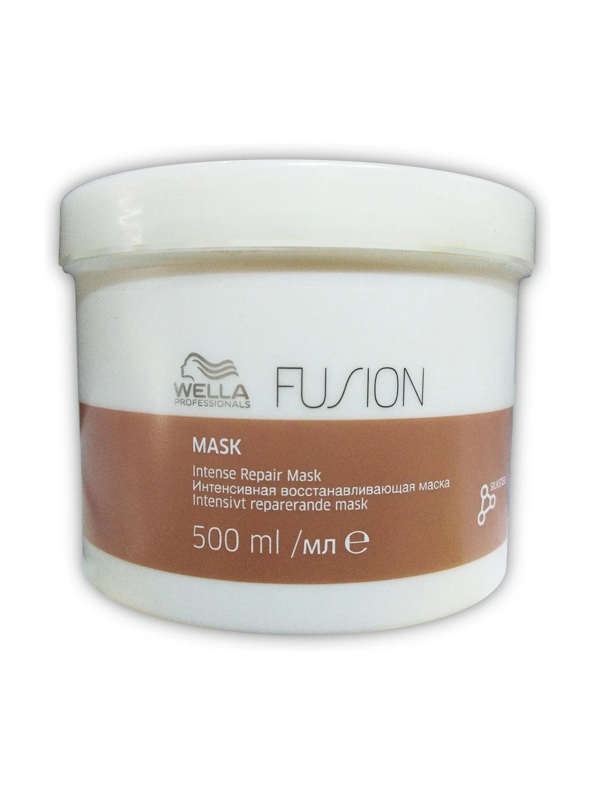 Wella Professionals Fusion Intense Repair Mask for Frizzy & Damaged Hair with Silk Amino Acids (500 ml)