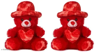 Soft Sponggy Love Heart Teddy Bear combo