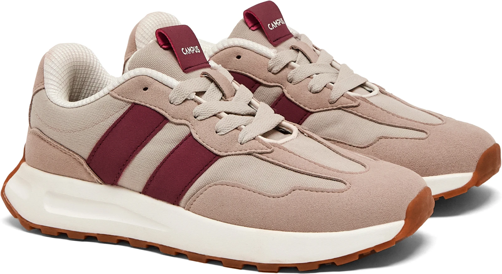 CAMPUS GRIT | Casual, Walking, Daily Wear Sneakers for Women | Lightweight Comfortable Sneakers For Women (Beige , 7)