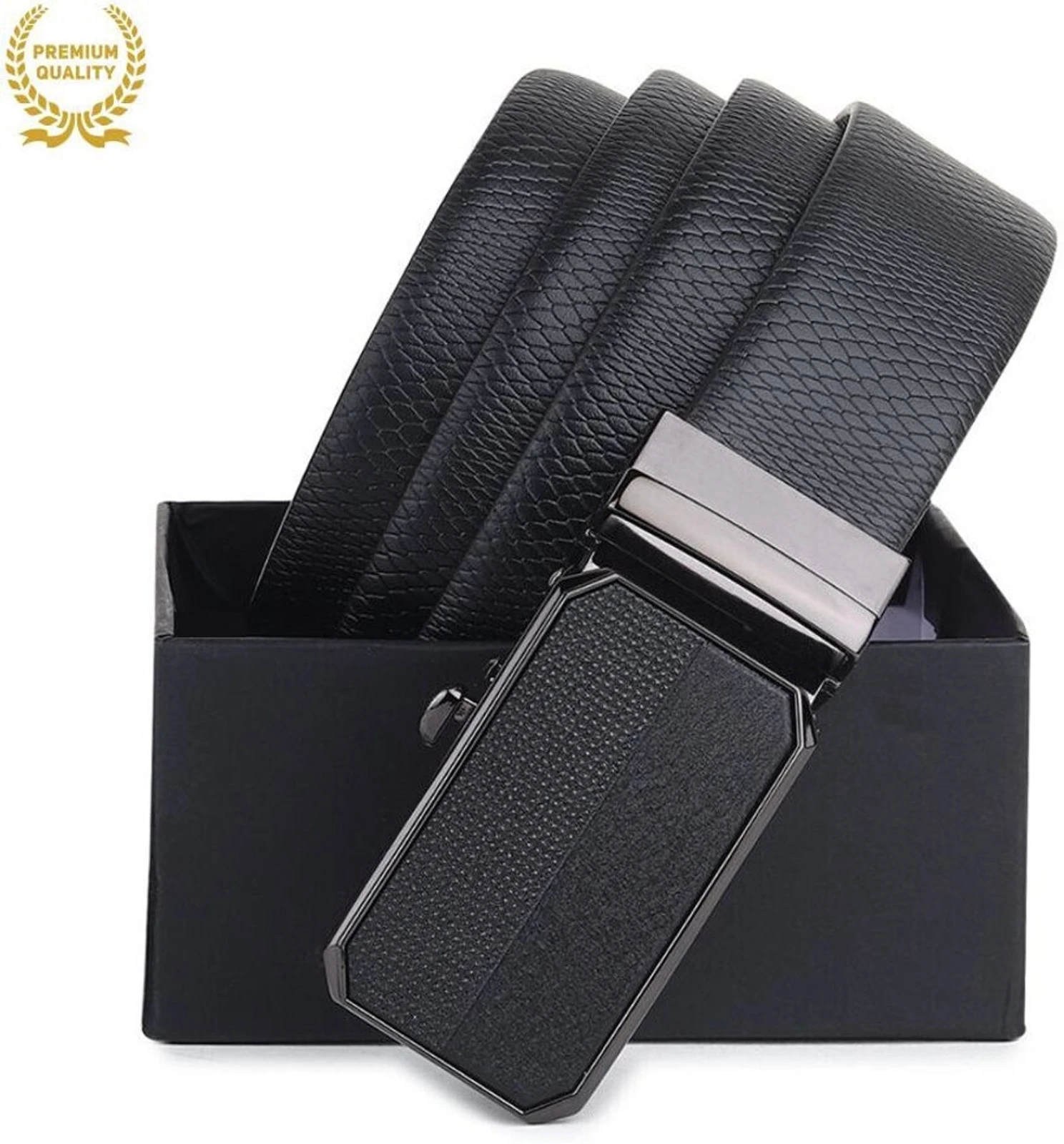 Hayes London Men Casual, Formal Black, Brown Genuine Leather Reversible Belt