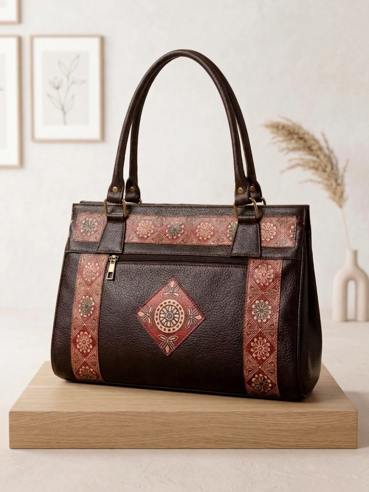 Crazy Flame Women Brown Shoulder Bag