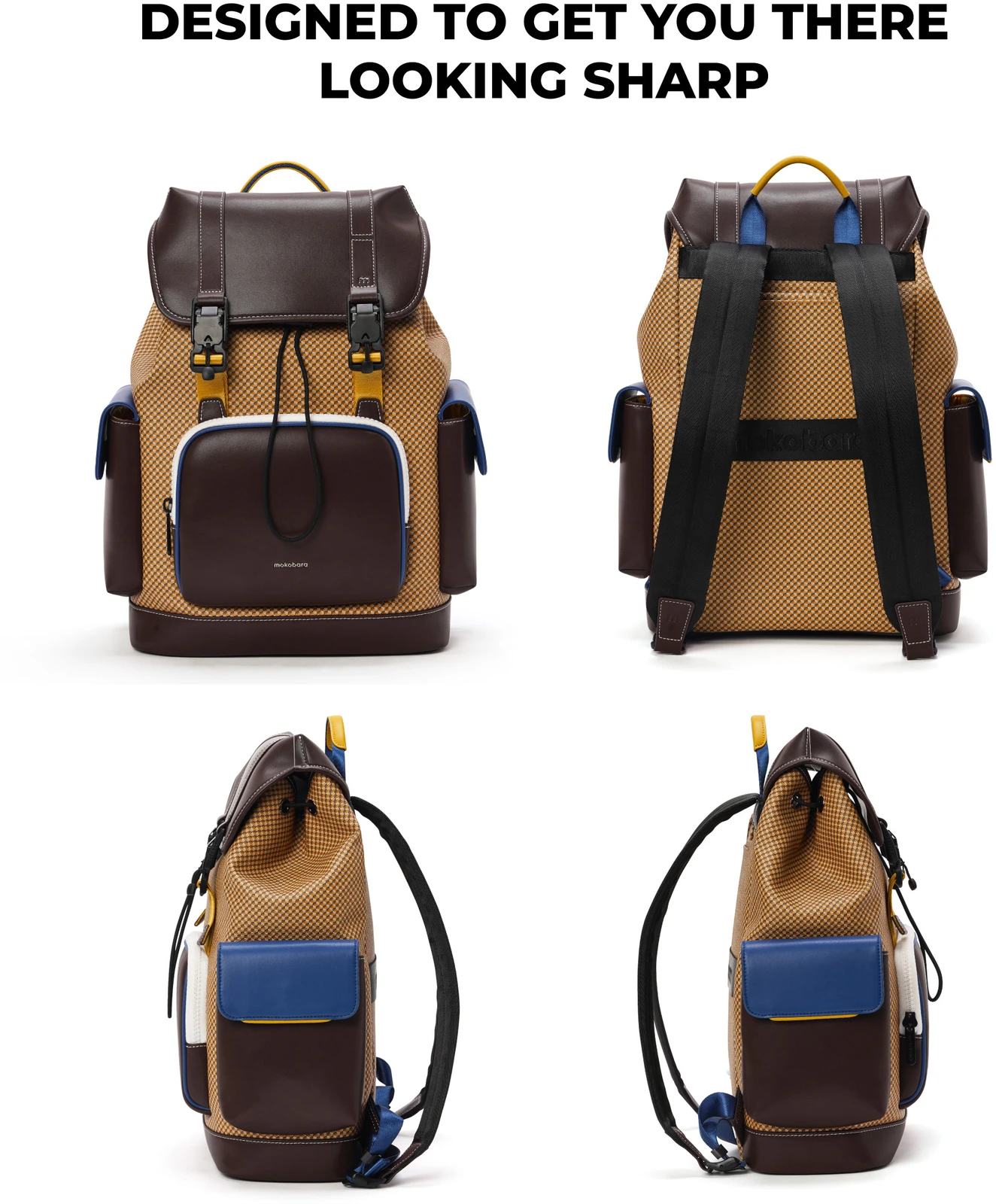 Mokobara 19.5 L Backpack The Teriyaki Backpack (Beige)