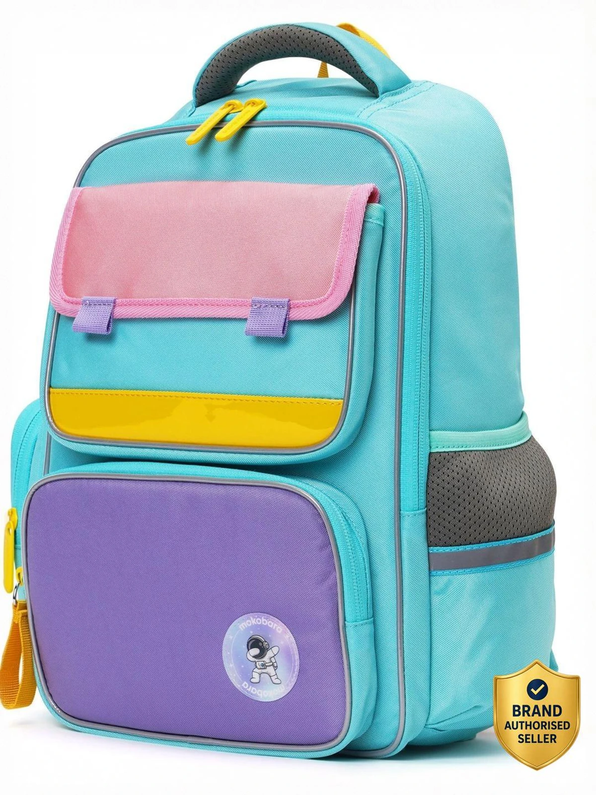 Mokobara Small 17 L Backpack The Cheddar Backpack (Blue, Pink)