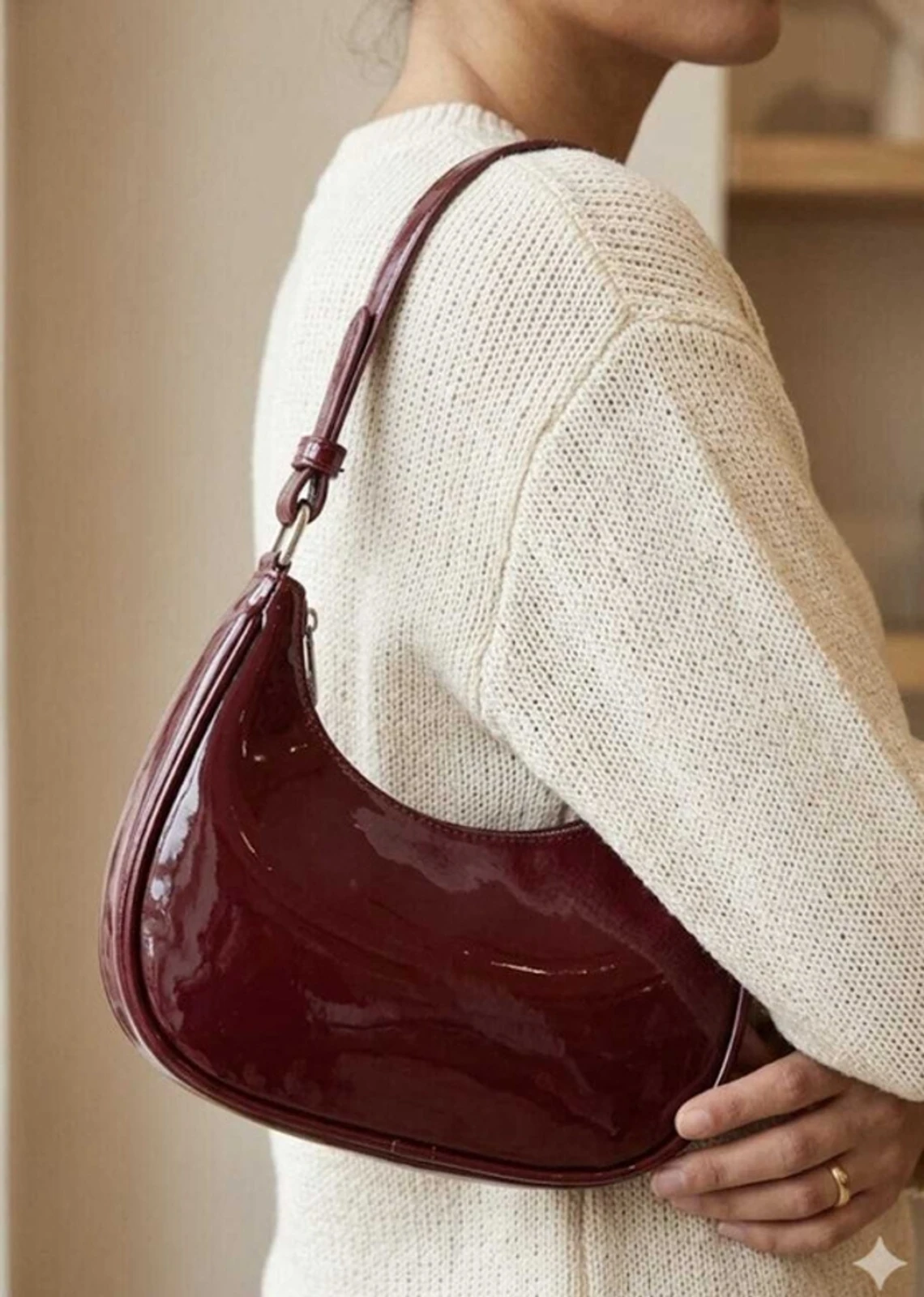 Hamraz Women Red Hobo