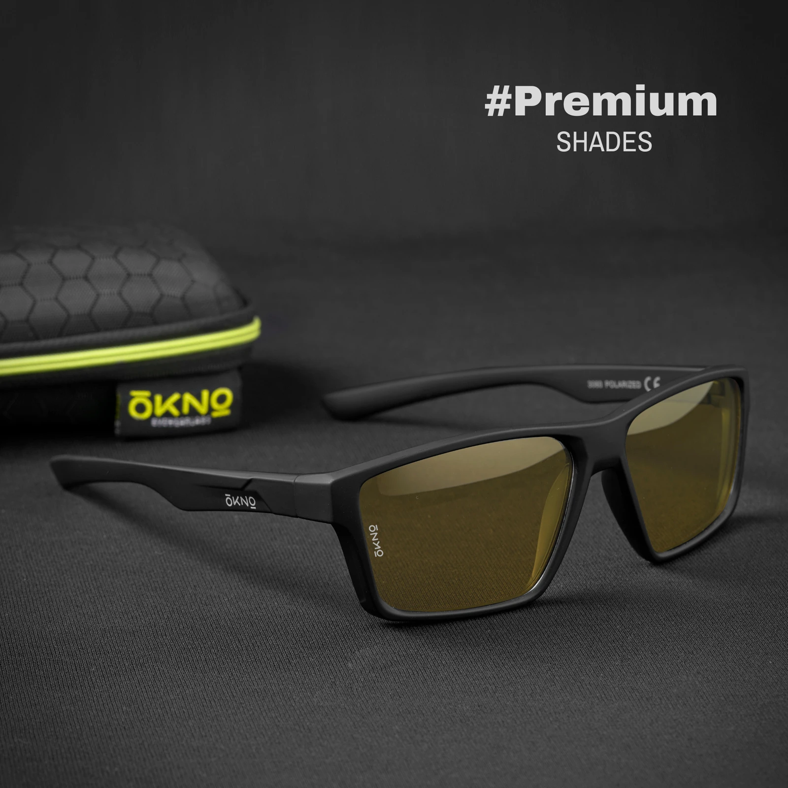 Eyewearlabs Polarized, UV Protection Wayfarer Sunglasses (55) (For Men & Women, Yellow)