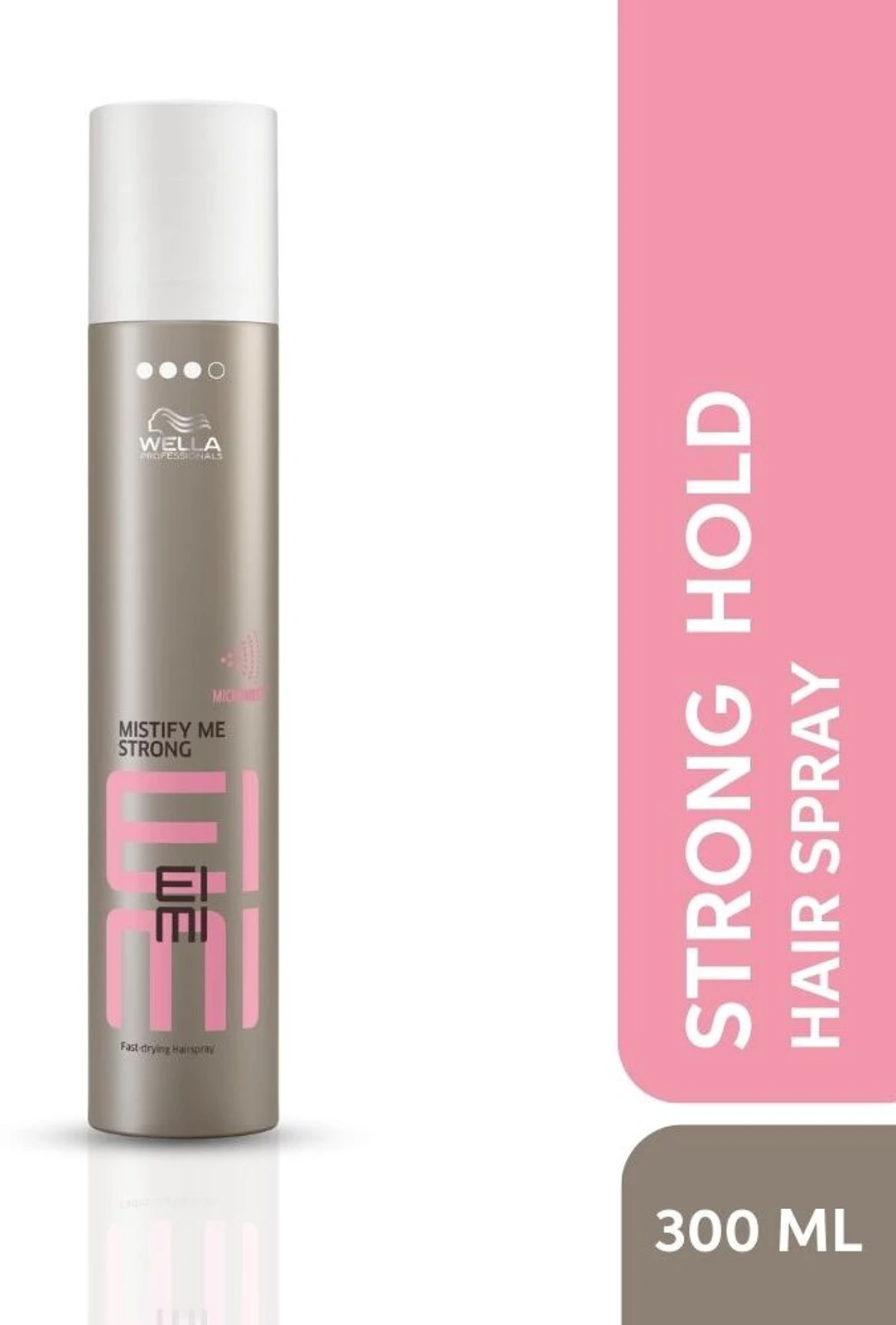 Wella Professionals EIMI Mistify Me Strong Hair Spray for upto 24h Hold, Lightweight & Frizz Control Hair Styler (300 ml)