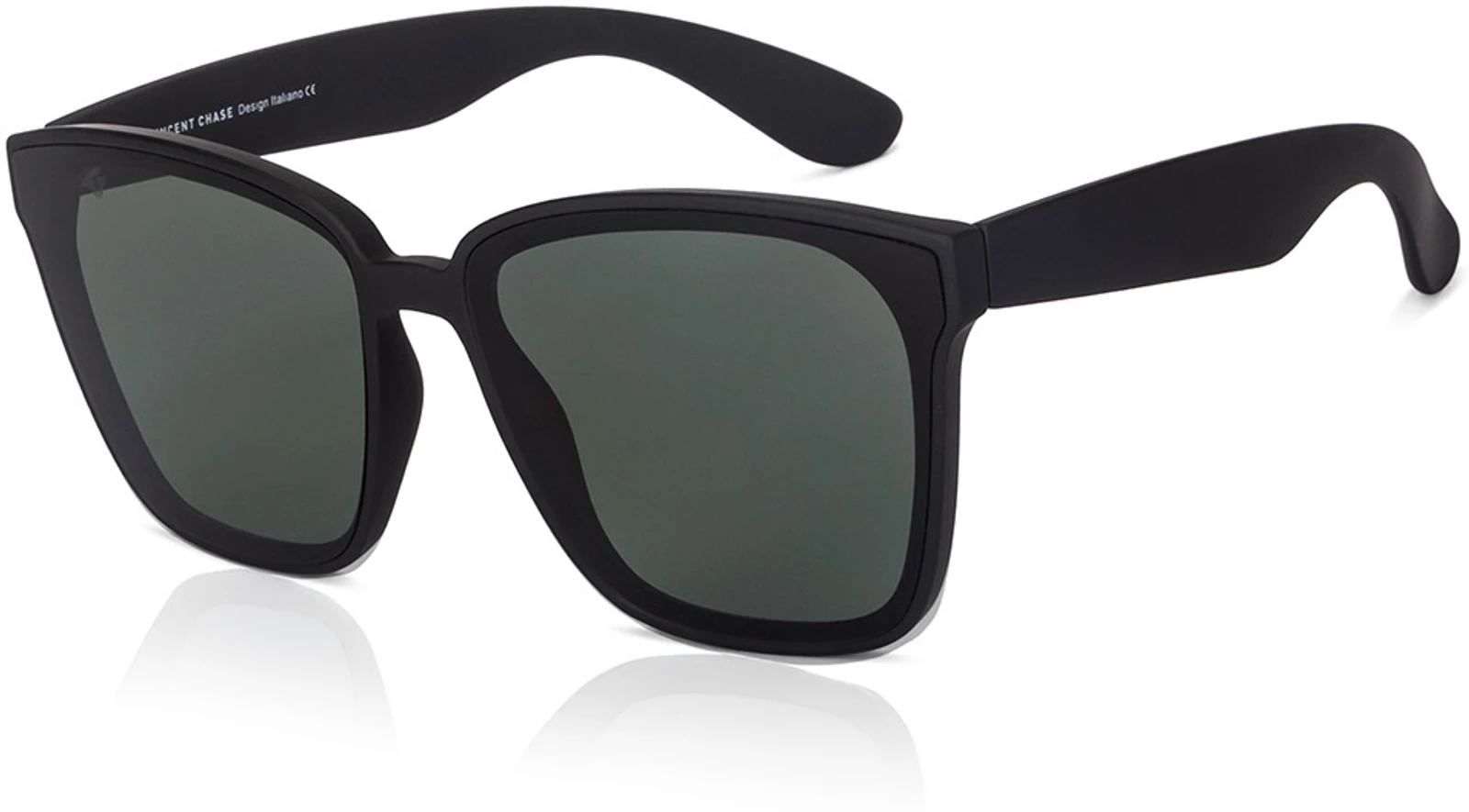 VINCENT CHASE by Lenskart Polarized, UV Protection Wayfarer Sunglasses (62) (For Men & Women, Green)