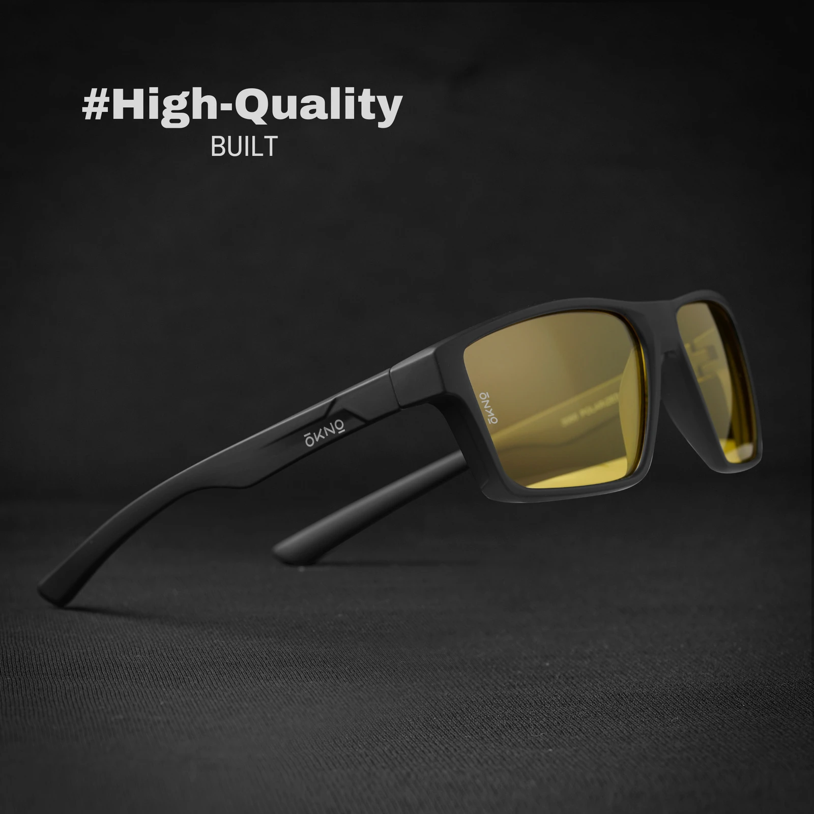 Eyewearlabs Polarized, UV Protection Wayfarer Sunglasses (55) (For Men & Women, Yellow)