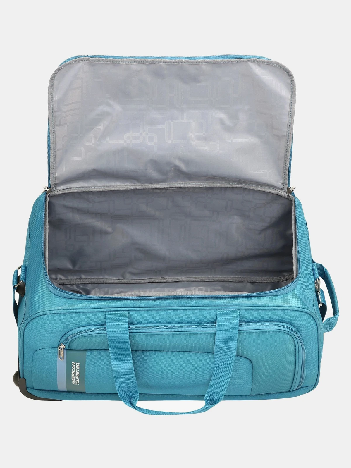 AMERICAN TOURISTER 78 L Strolley Duffel Bag - CAMP WHEEL 65cm - Blue - Large Capacity