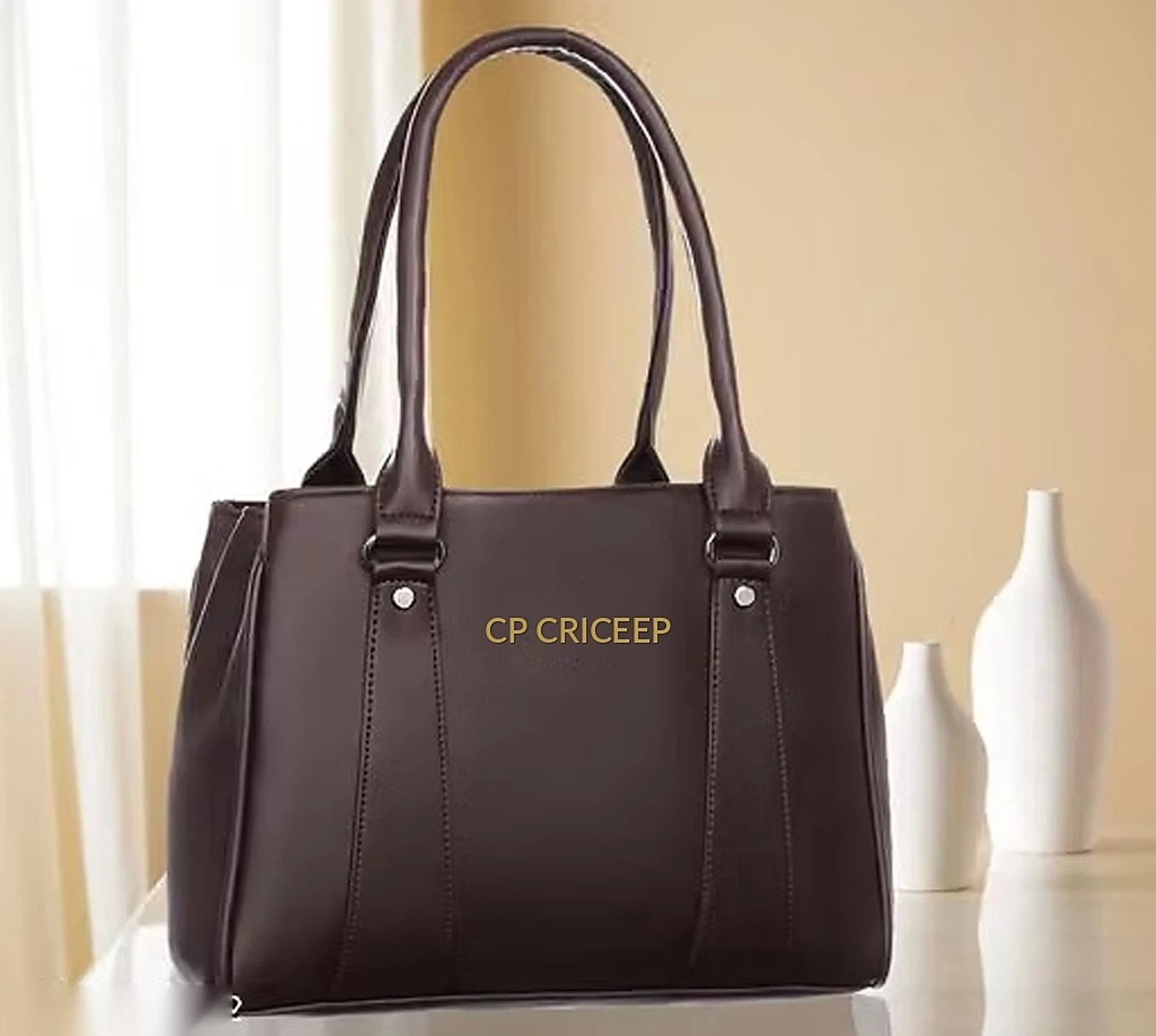 cp criceep Women Brown Shoulder Bag