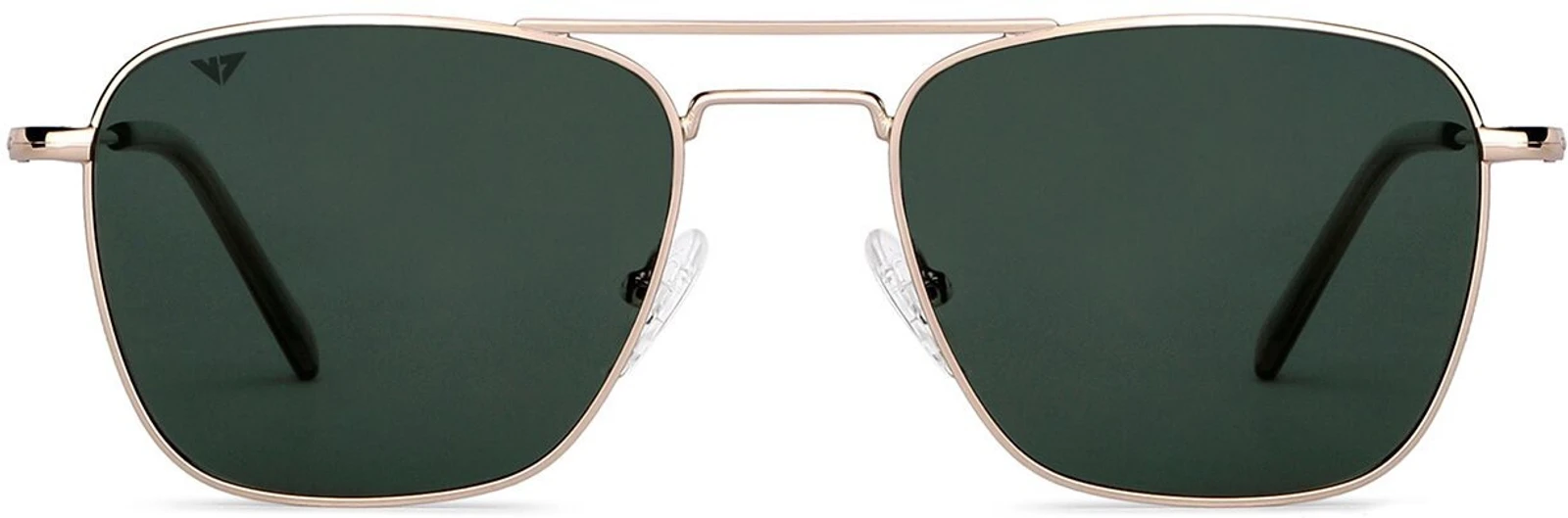 VINCENT CHASE by Lenskart Polarized, UV Protection Retro Square Sunglasses (57) (For Men & Women, Green)