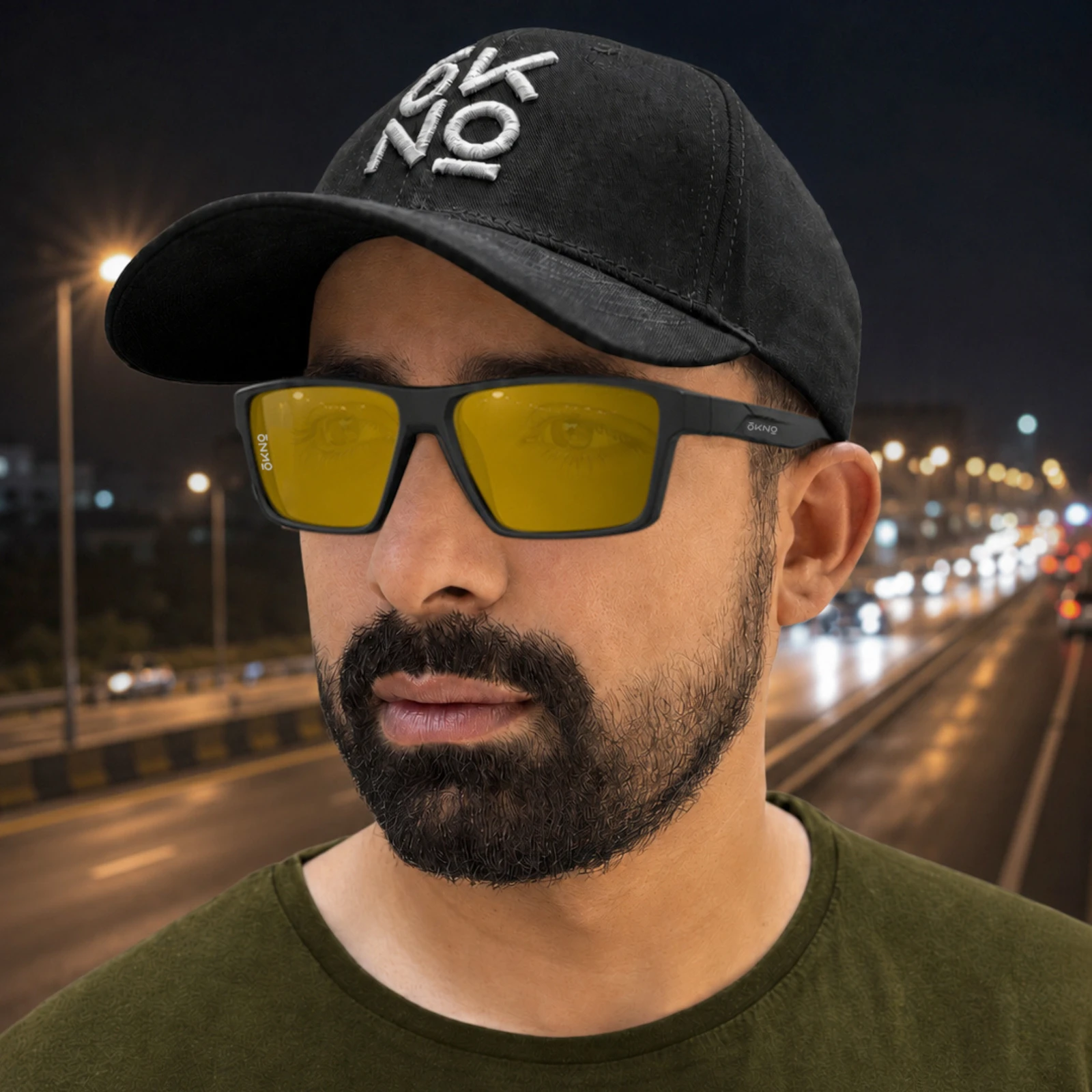 Eyewearlabs Polarized, UV Protection Wayfarer Sunglasses (55) (For Men & Women, Yellow)