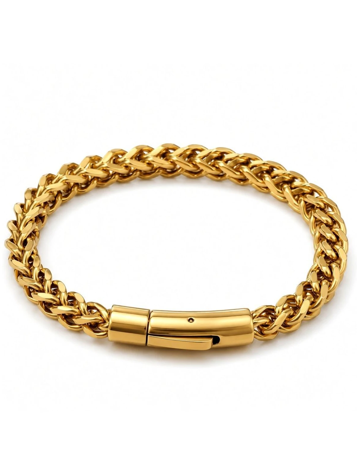 Tanishee- The Real Jewels Stainless Steel Gold-plated Bracelet