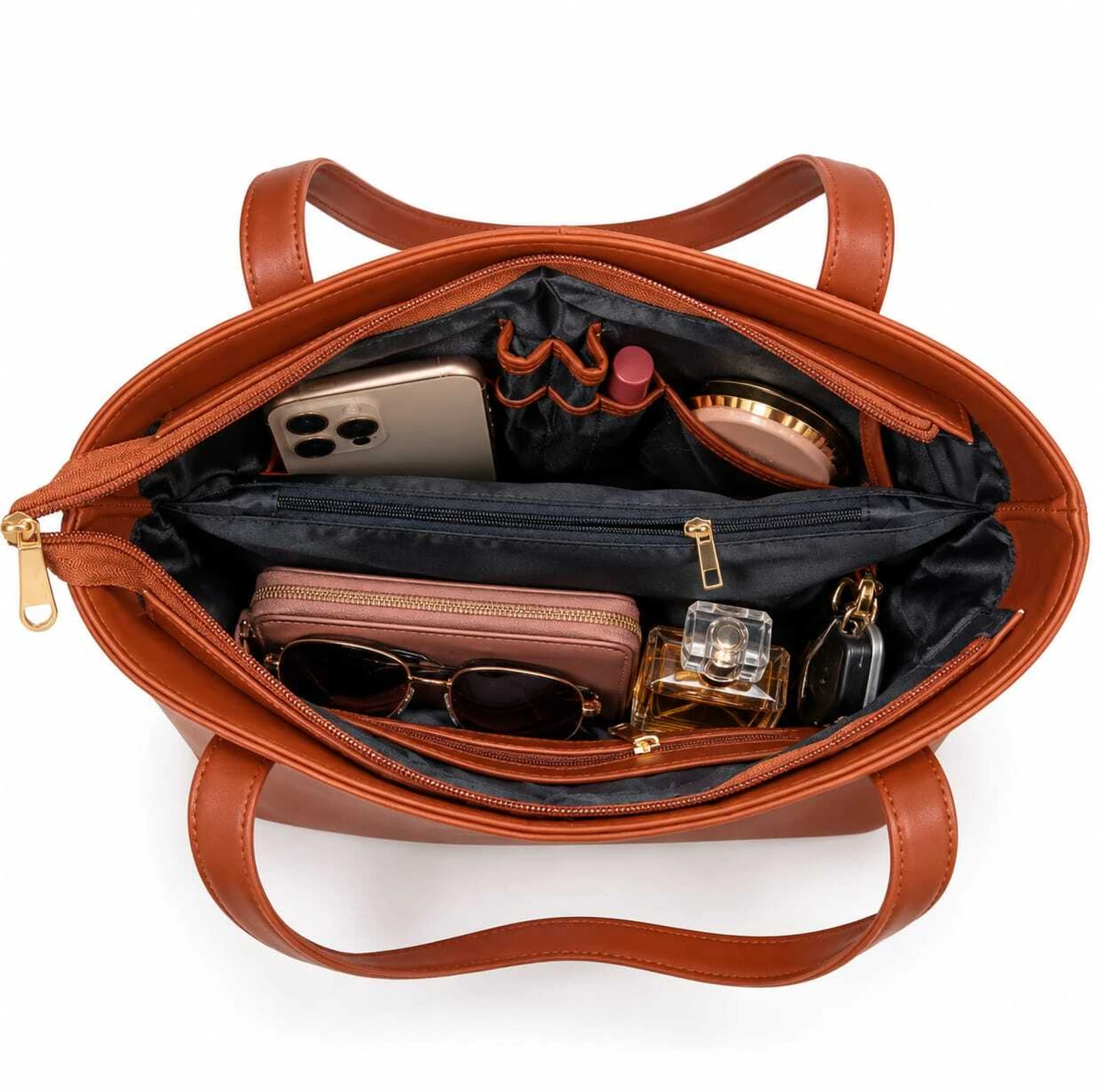 AFREEN FASHION Women Tan Tote