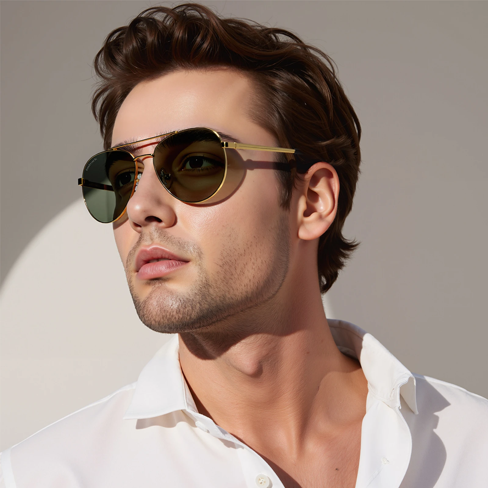 Fastrack UV Protection Aviator Sunglasses (58) (For Men & Women, Green)