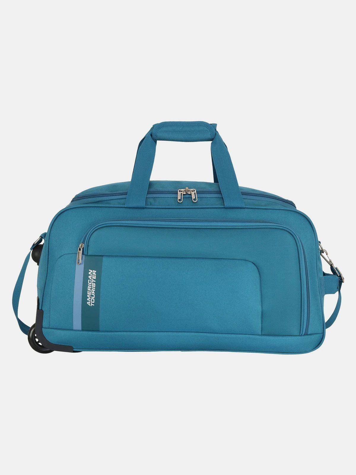AMERICAN TOURISTER 78 L Strolley Duffel Bag - CAMP WHEEL 65cm - Blue - Large Capacity