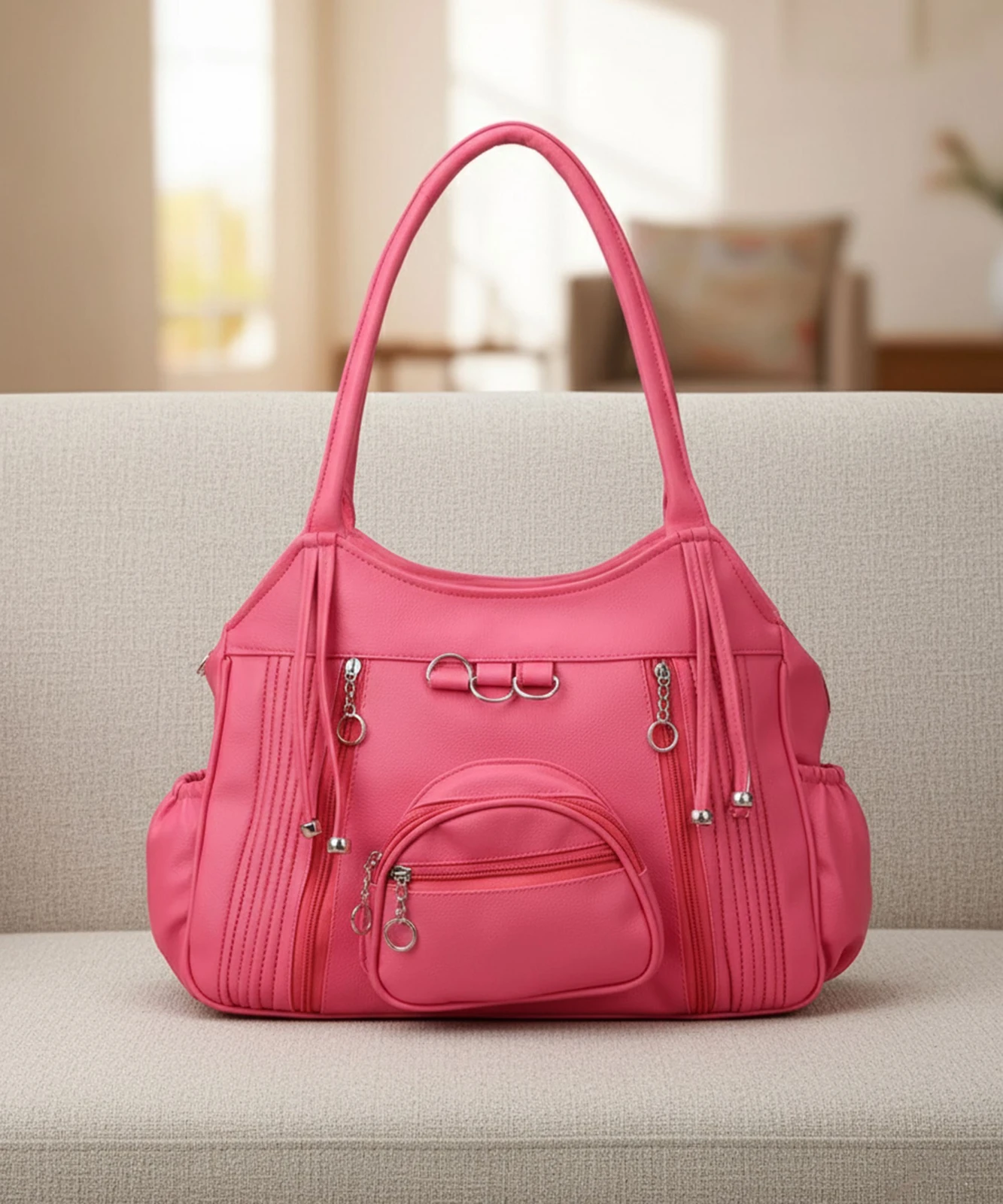 DRK COLLECTION Women Pink Satchel