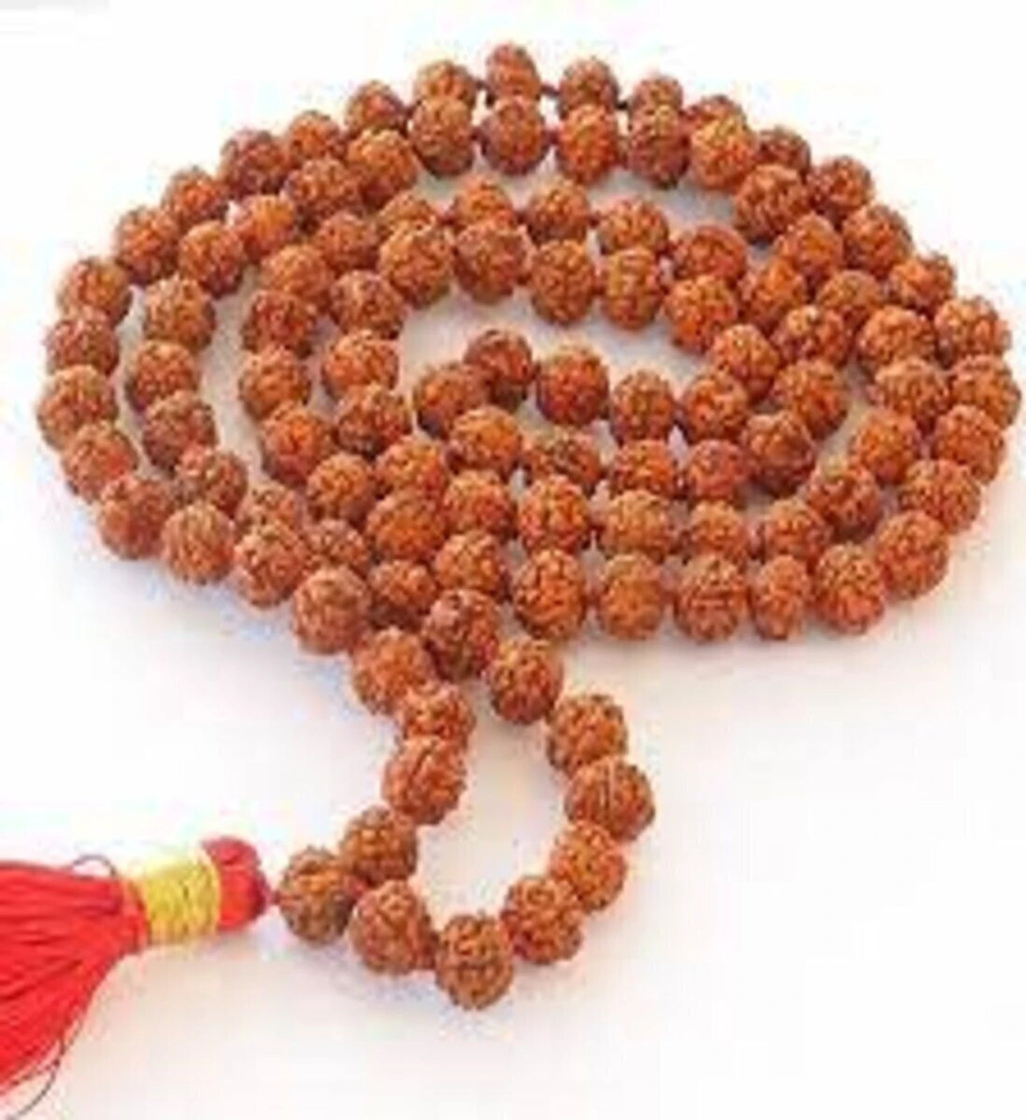 AOURISH mala 54 Beads Original 108 jaap Beads Rudraksha Chain
