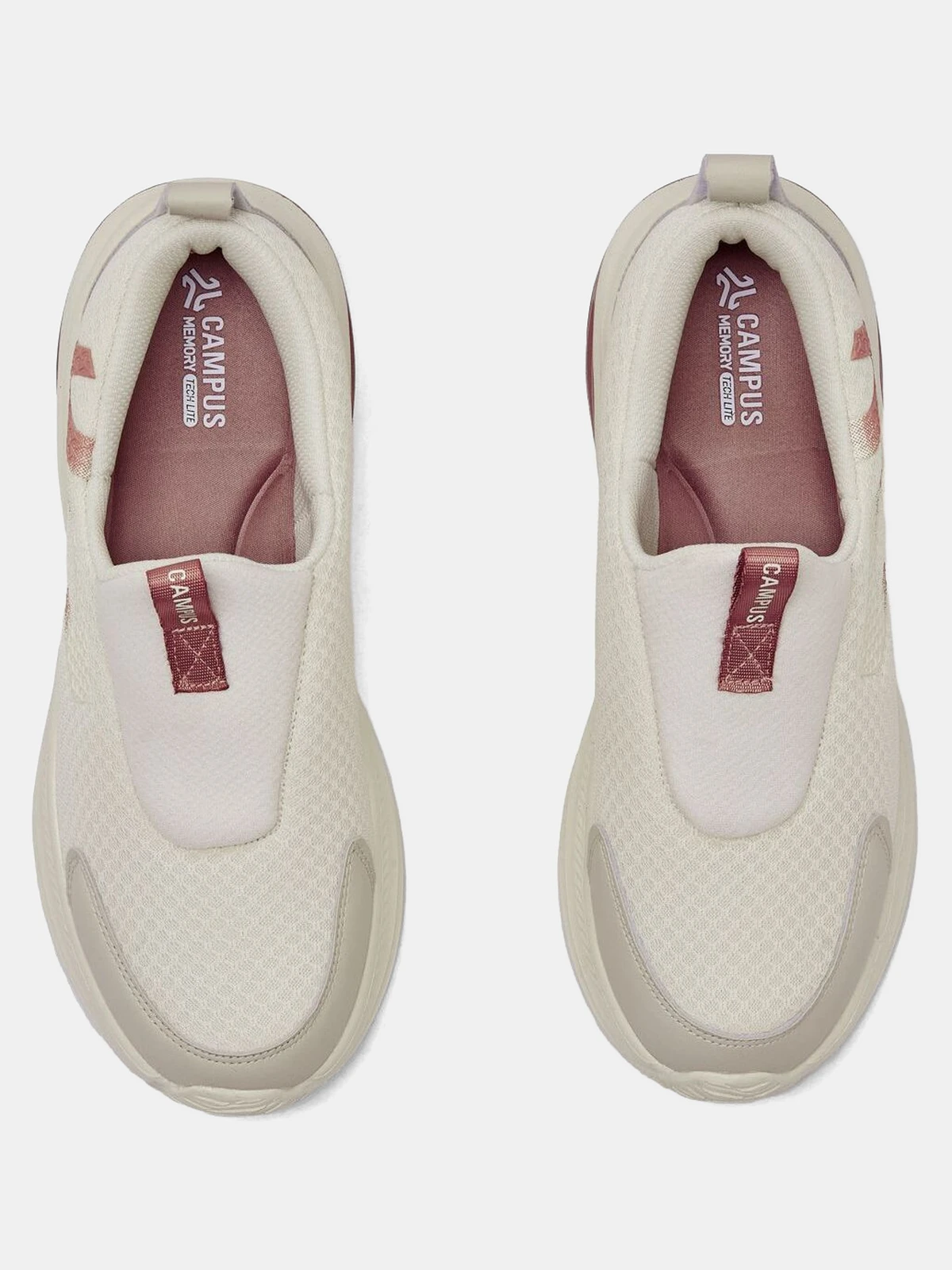 CAMPUS GISEL Walking Shoes For Women (Beige , 4)