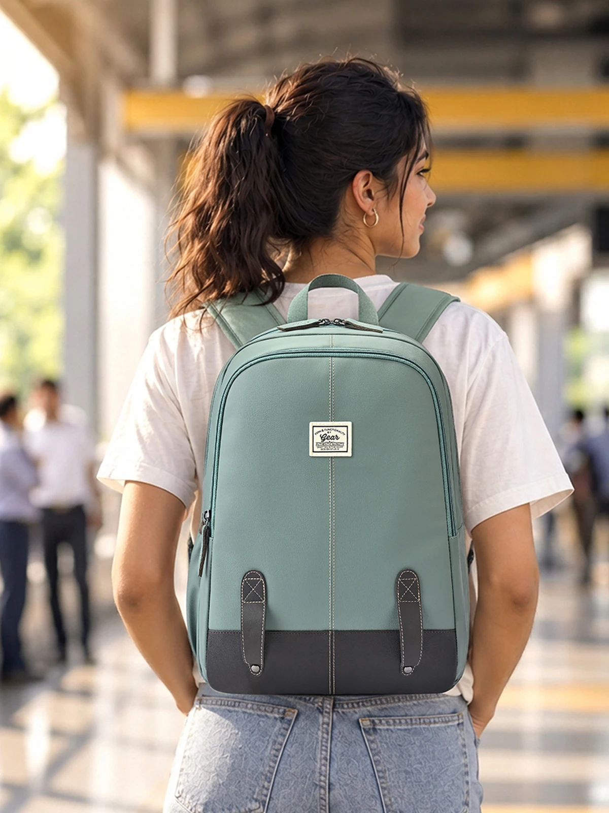 Gear Small 20 L Backpack ECO CLASSIC DAYPACK 16 (Green)